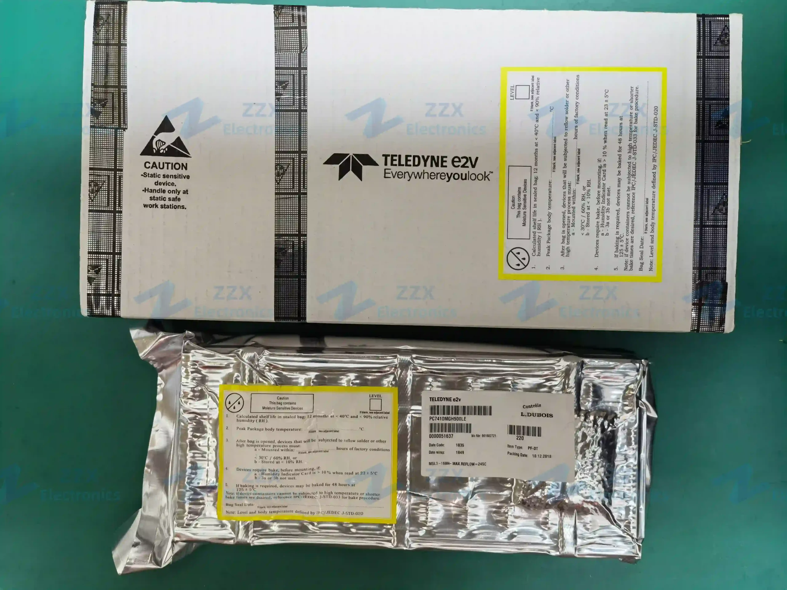 PC7410MGH500LE PowerPC G4 processor in original sealed packaging, part of ZZX PowerPC 7447 and 7410 sourcing inventory