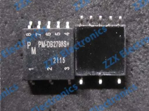 PM-DB2798S+ Holt Integrated Circuits MIL-STD-1553 transformer, 8-pin gull-wing SMD package, silkscreen visible with date code 2115